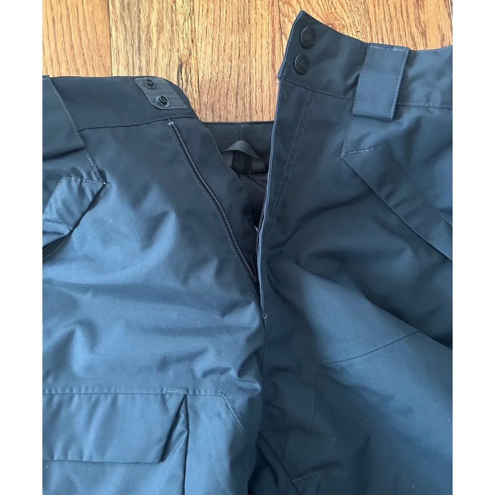 The North Face Freedom Insulated Snow Pants Black Waterproof Ski Snowboard Mens